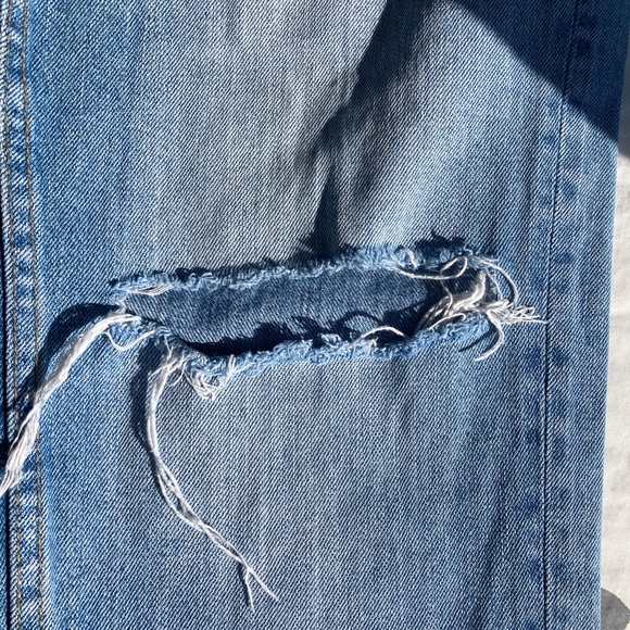 ZARA Ripped High Waist Skinny Jeans - Picture 6 of 10